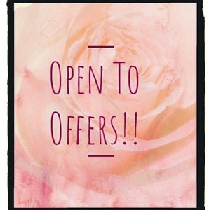 ✨Offers welcome✨